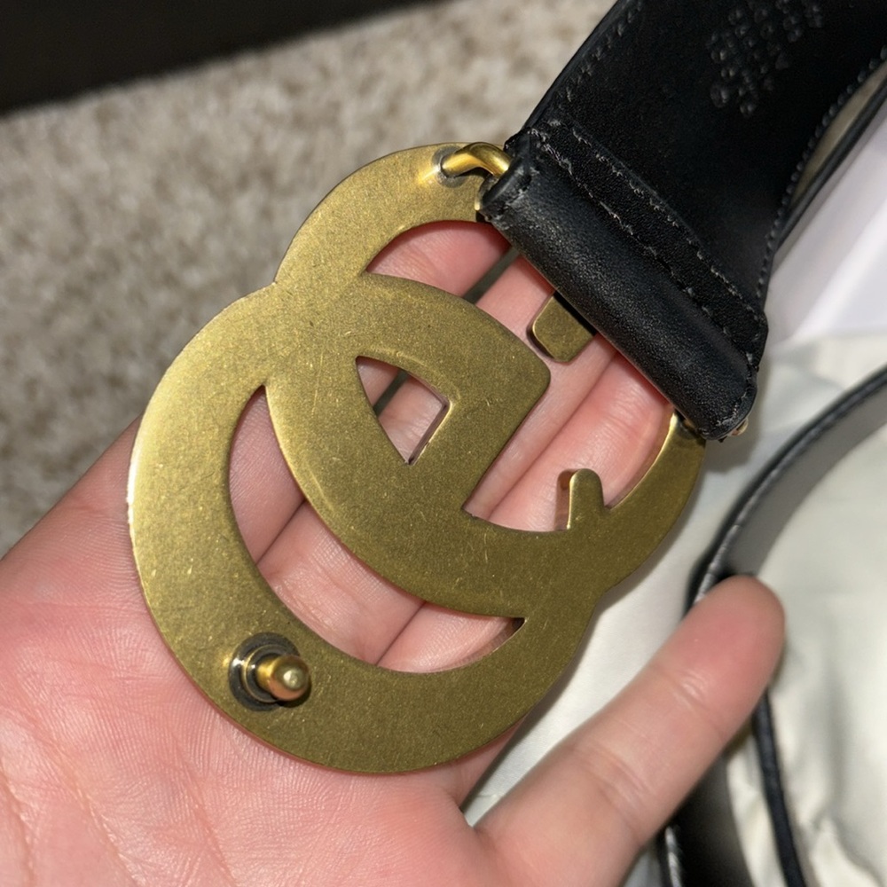 Black GG Marmont Belt - Picture 6 of 6